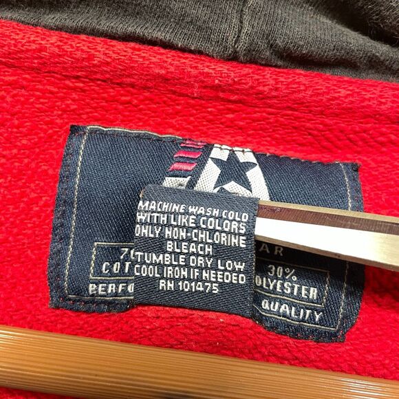 University of Maryland Terps Hoodie Sweatshirt Size Medium Embroidered B366 -30 - Picture 7 of 13